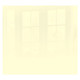 Beige RAL1001 Hob Splashback (598 X 650 X 6mm), image showing a beige-colored glass splashback with a subtle reflection of a window.