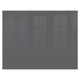 Gun Metal Hob Splashback (898 X 700 X 6mm) SB9070GL, a sleek and durable dark gray heat-resistant glass splashback with a smooth finish, designed for kitchen cooking area protection and modern aesthetic enhancement.