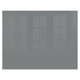 Metallic Silver Hob Splashback, 898 x 700 x 6mm, SB9070M, reflective kitchen backsplash design.