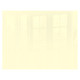 Beige RAL1001 Hob Splashback (898 X 700 X 6mm), product image showing a smooth, light beige safety glass panel with a reflective surface and faint window reflection.