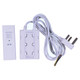 Parrot Electric Pull Down Projection Screen Remote Control SC0700, image of the remote control and power cords for the projector screen.