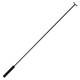 Screen Pulldown Rod (760 mm) SC0701, Black Metallic Pole with a Curved Hook at the Top and a Cylindrical Grip at the Bottom.