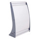 Sign Frame - Desk Top Portrait (148*210mm) SF2115V, front view of a compact desk top sign frame with a white display area and gray sides.