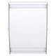 Sign Frame - Desk Top Portrait (210*297mm) SF2129V, white product sign frame with silver edging for tabletop display.