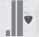Triangular Tower Sign Frame (300*1800mm) | Double Sided - Standing | Office Stock