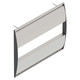 Sign Frame (420*150mm), product Sign Frame SF4102, shown in a metallic and black design for signage display.
