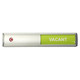 Sign Frame, 50*280mm - Vacant / Occupied Slide - Retail Pack showing a sliding indicator with 'VACANT' label for status display.