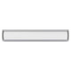 Desk Name Plate Sign Frame (280*50mm) SN1300, silver-colored modern desk sign holder with a curved design and clear display area for nameplates.