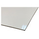White Composite Panel, 2440 x 1220 x 3 mm, by Brand 67, Showcasing a Smooth White Finish on a White Background, Ideal for Signage and Cladding, Presented in a Sleek and Modern Design.