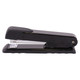 Desktop Large Steel Stapler, black metal and plastic desktop stapler for 20 pages, model ST2035B, with staple capacity of 210 staples for various staples including 24/6 and 26/6.
