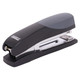 Desktop Stapler Plastic Large 210*(24/6 26/6) Black 20 Pages, black and gray stapler for stapling up to 20 pages.