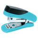 Stapler Plastic Mini Blue + Staples 1000x26/6, blue and black desktop stapler with staples included on white background.