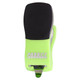 STAPLER PLASTIC MINI GREEN + STAPLES (1000x26/6) ST3050G, small bright green plastic stapler with black handle and staples included.