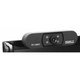Full HD Video Conference Web Camera VC0001, close-up of the black webcam with four infrared lights and a lens in the center. Full HD Video Conference Web Camera VC0001, close-up of the black webcam with four infrared lights and a lens in the center.