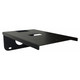 Black Conferencing Camera Mounting Bracket by 67, a Durable Camera Mount for VC1080C Conference Camera, Featuring a Sturdy Rectangular Design with Cutouts for Secure Installation, Ideal for Professional Conference Room Setups.