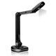 Product Visualizer Presenter (Econo) VZ0001, black adjustable desk-mounted presentation light with flexible arm and LED light