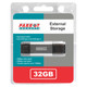 Parrot Products 67 brand External Storage USB 3 flash drive, 32GB, with dual USB Type A and C, enabling high-speed data transfer, in a compact design, with read speed of 80Mbps and write speed of 25Mbps.