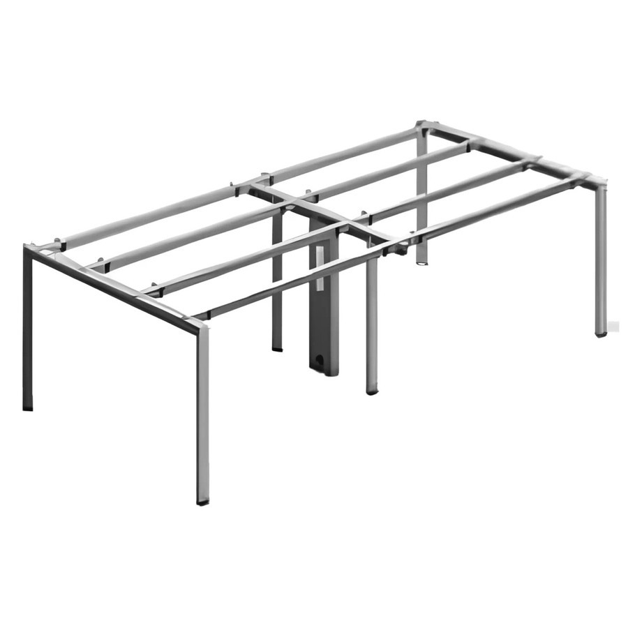 Four-way Workstation Desk Frame