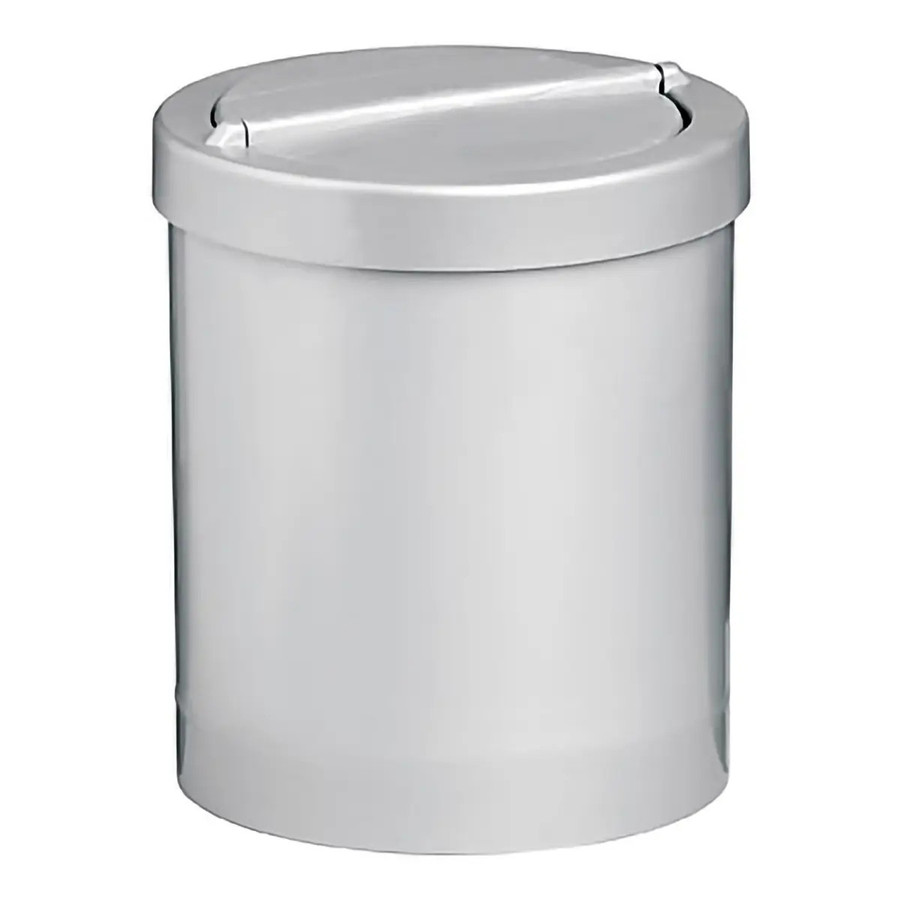 300mm Fluted Waste Paper Bin with Flip Top Lid | Office Accessories | Office Stock