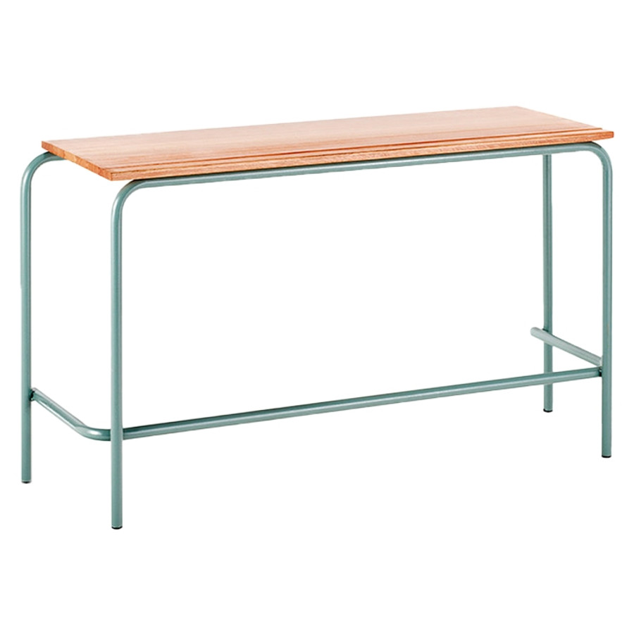 Double School Desk in Saligna Wood 1200 mm Wide