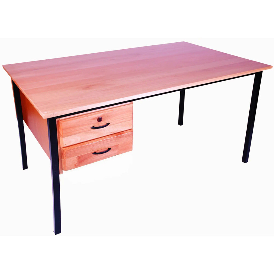 Teacher Desk In Saligna Wood With One, Two Or Three Drawer Teacher Desk In Saligna Wood With One, Two Or Three Drawer