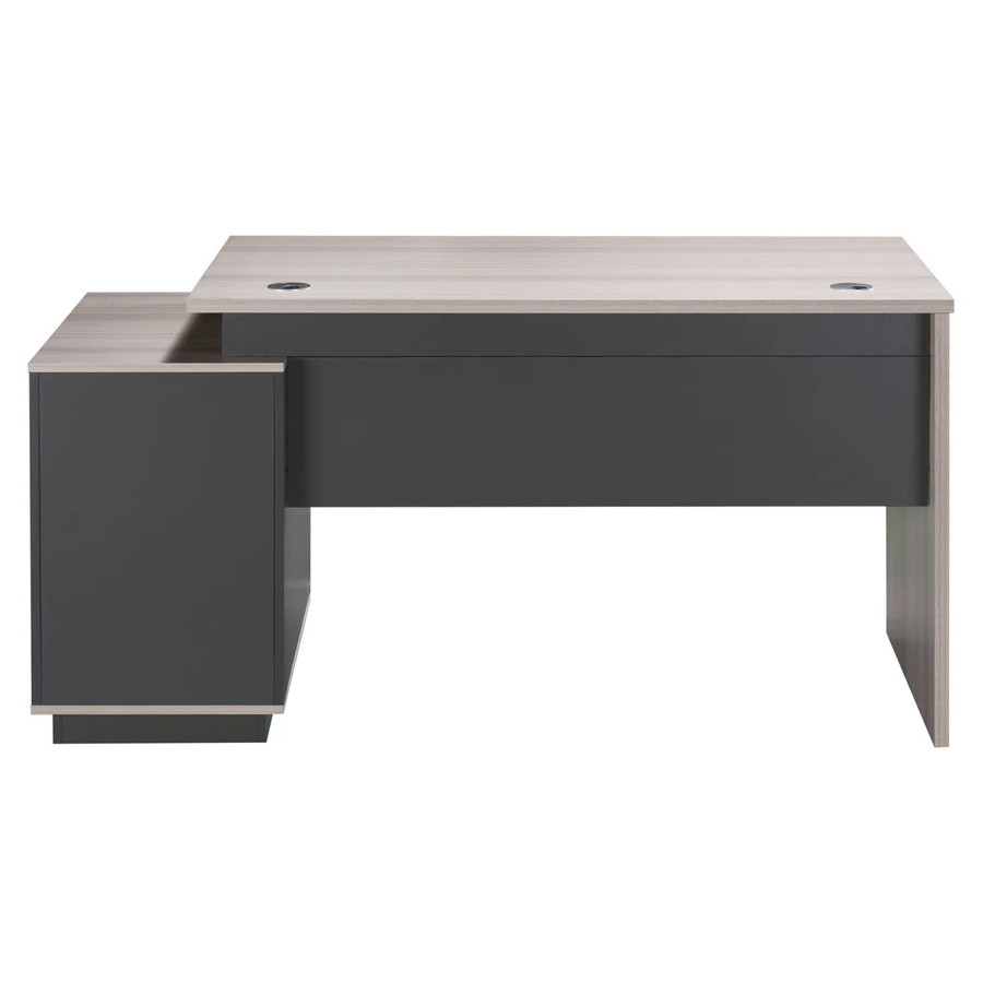 1400 mm Modern Light Oak Desk with Built in Pedestal