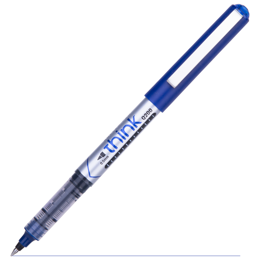 ROLLER PEN 0.5mm BLUE (12pcs) EQ20030