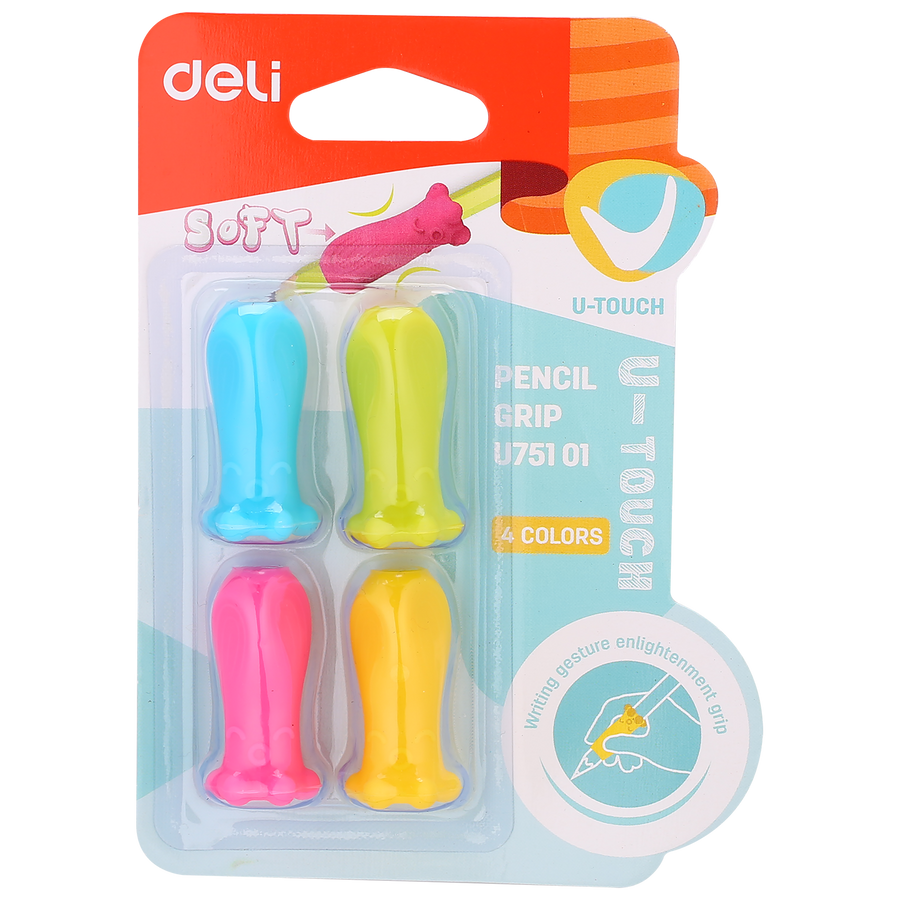 Pencil Grip - 4 Colours / Blister Card - U75101