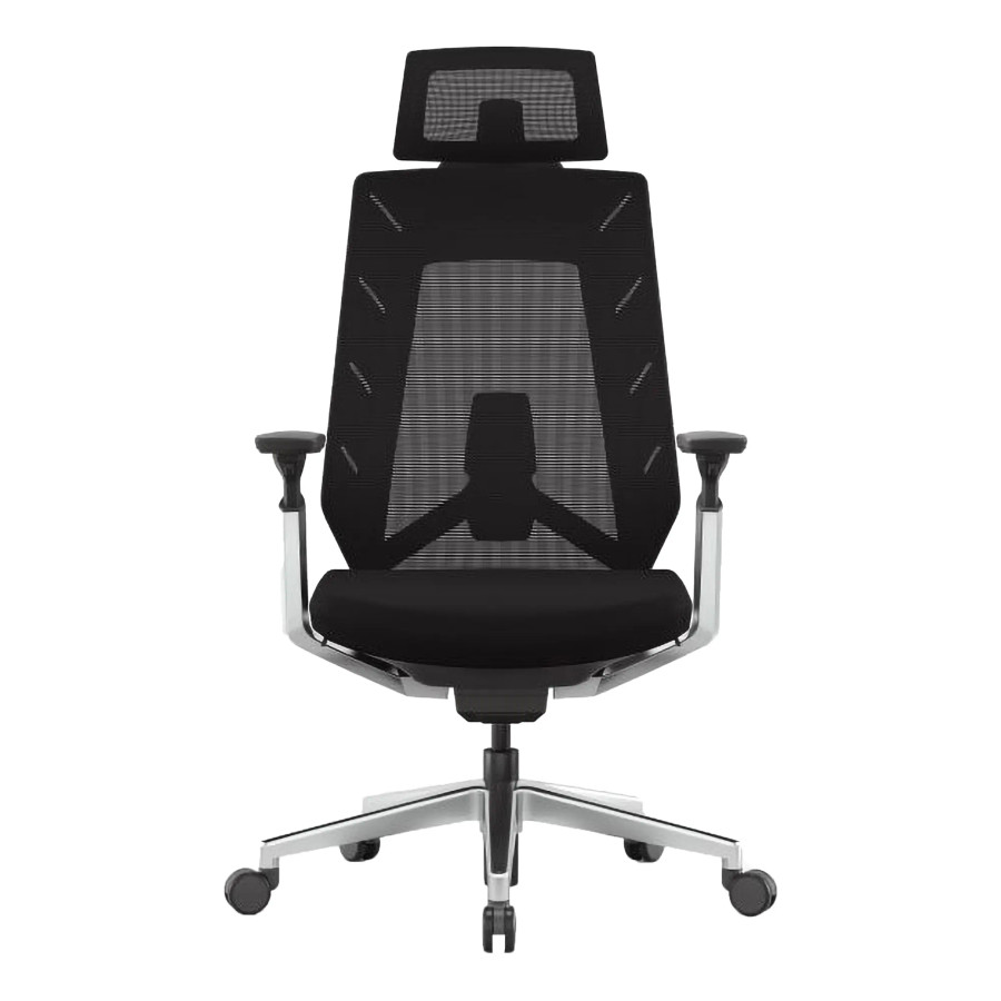 C4009 Black Mesh with Chrome Frame High-Back Office Chair