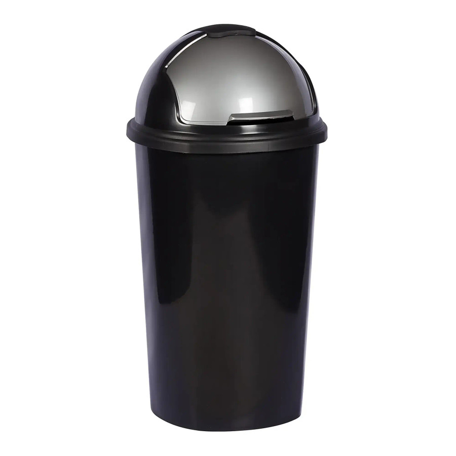 50L Black Easylift Dustbin