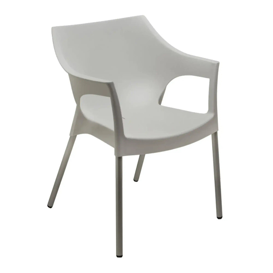 Harvest White Indoor & Outdorr Dining Chair