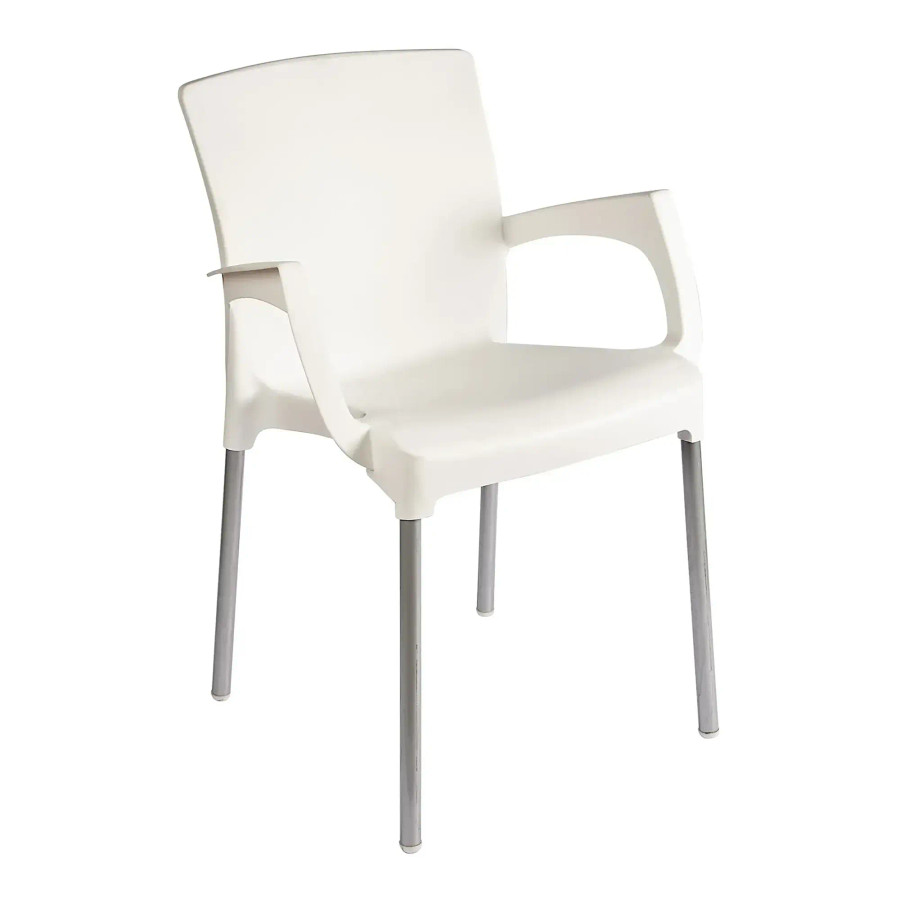 Gather White Indoor & Outdoor Dining Chair