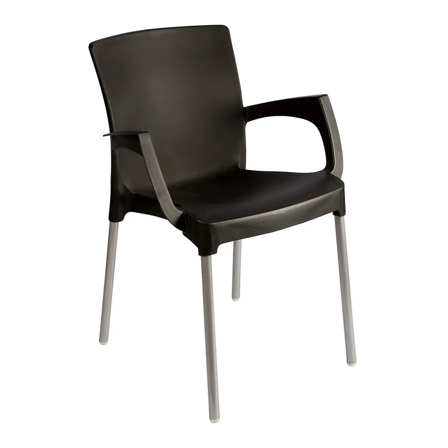 Gather Black Indoor & Outdoor Dining Chair