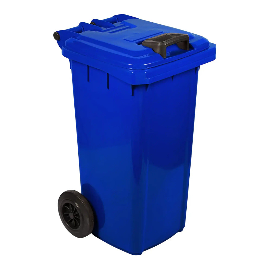 All-weather Wheelie 80L Blue Bin