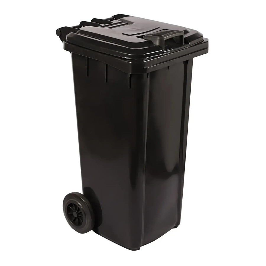 AllWeather Wheelie 120L Black Bin