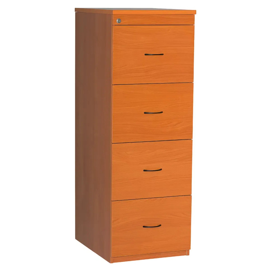 Sorted Filing Cabinet 4 Drawer in Cherry Melawood