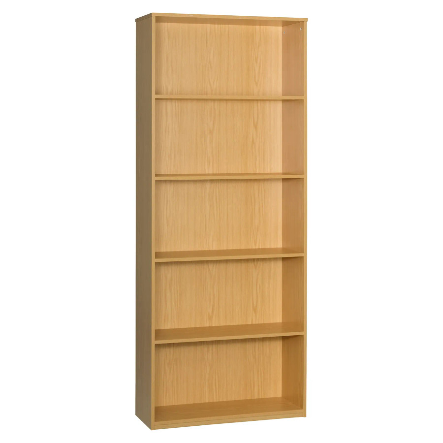 Sorted Book Case 5 Tier in Oak Melawood