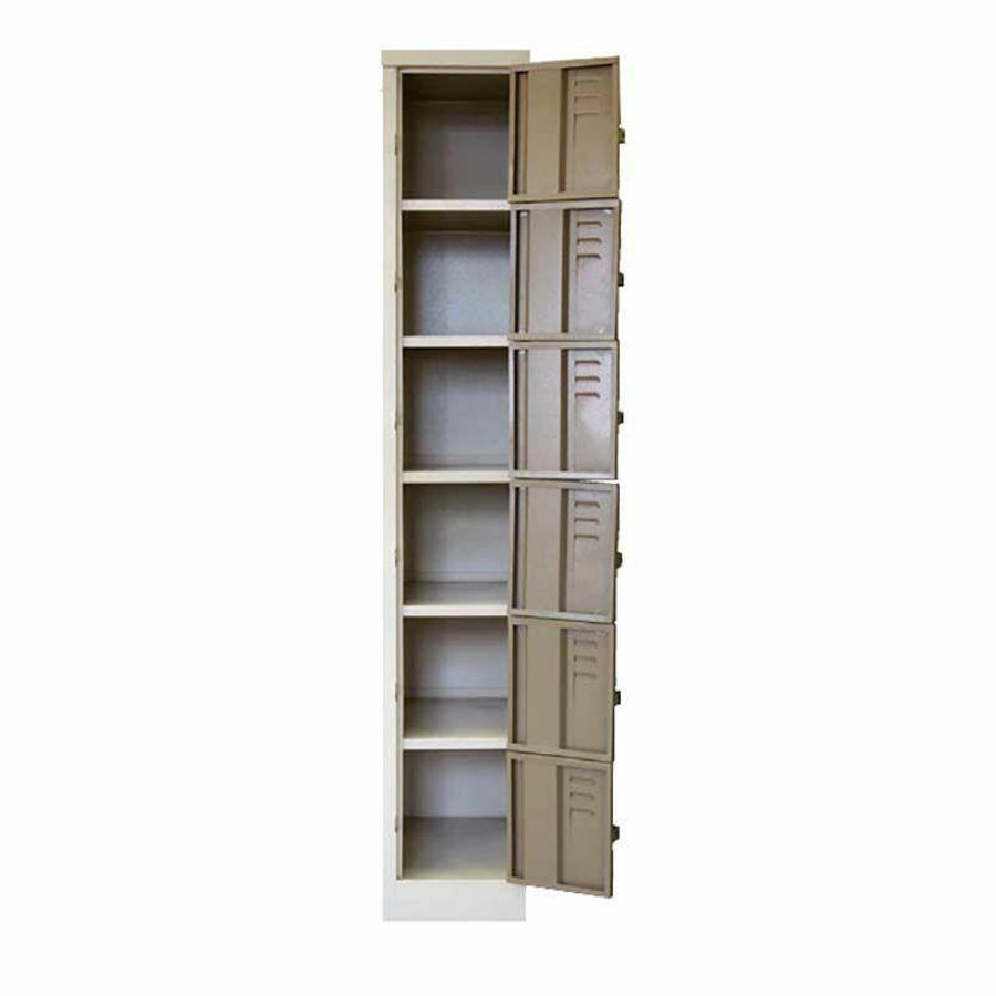 Six Compartment Factory Locker