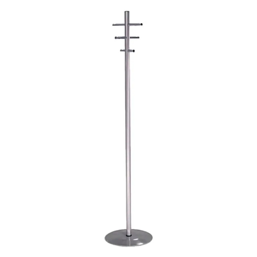 Coat and Hat Chrome Tree with Six Hooks