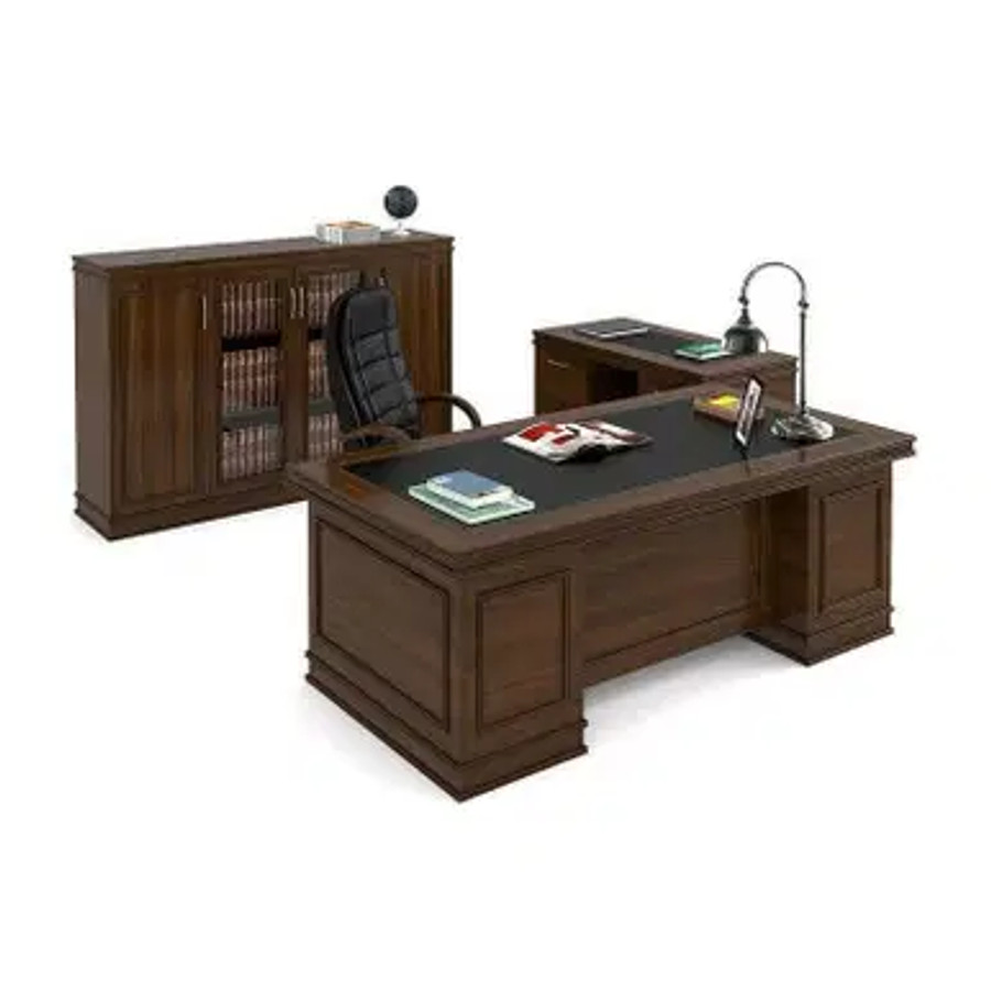 Cologne Executive Desk in Veneer Wood
