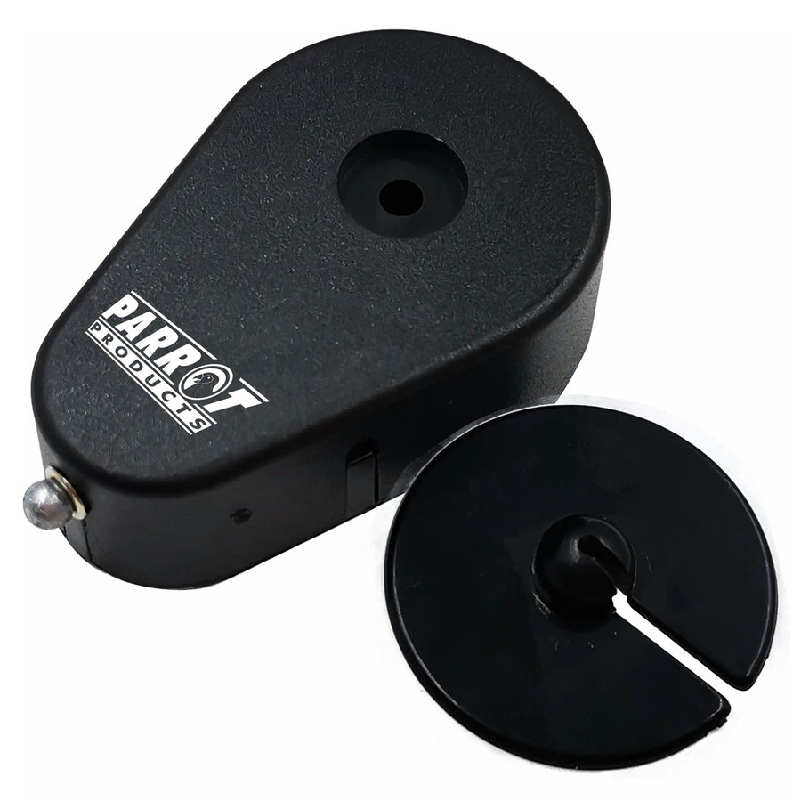 Remote Control Security Cable AL6200, black security cable with key lock mechanism for electronic device security.
