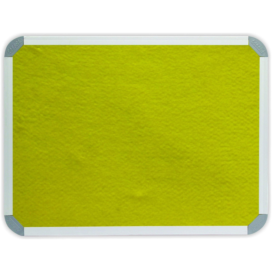 Info Board (Aluminium Frame - 1200*900mm - Yellow) | Info Boards (Aluminium Frame, Felt) | Office Stock