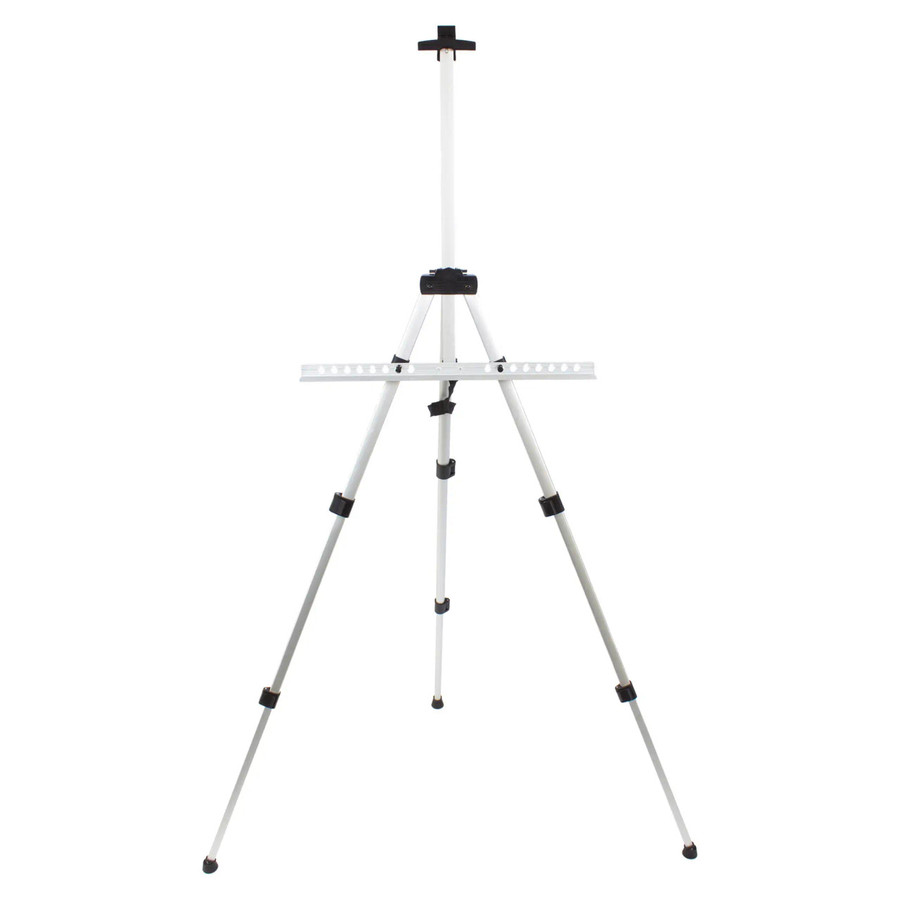 Adjustable Aluminium Easel BD9135, Lightweight Portable Art Display Stand with Adjustable Height and Sturdy Tripod Legs.