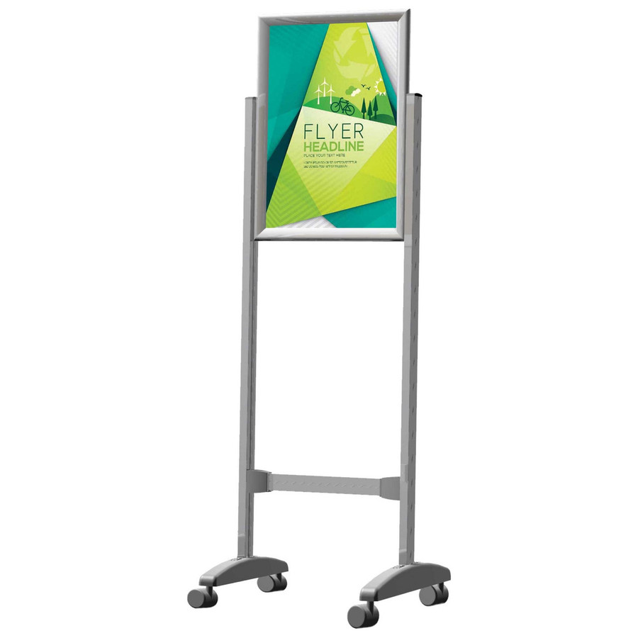Poster Frame Stand (A0 - Double Sided - Castors)
