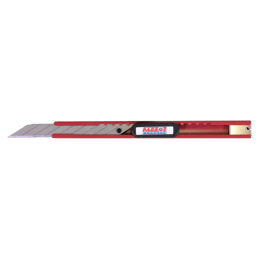 Craft Knife Metal Red CK1010R, a red metal craft knife with a sharp, silver blade for precise cutting and crafting projects.