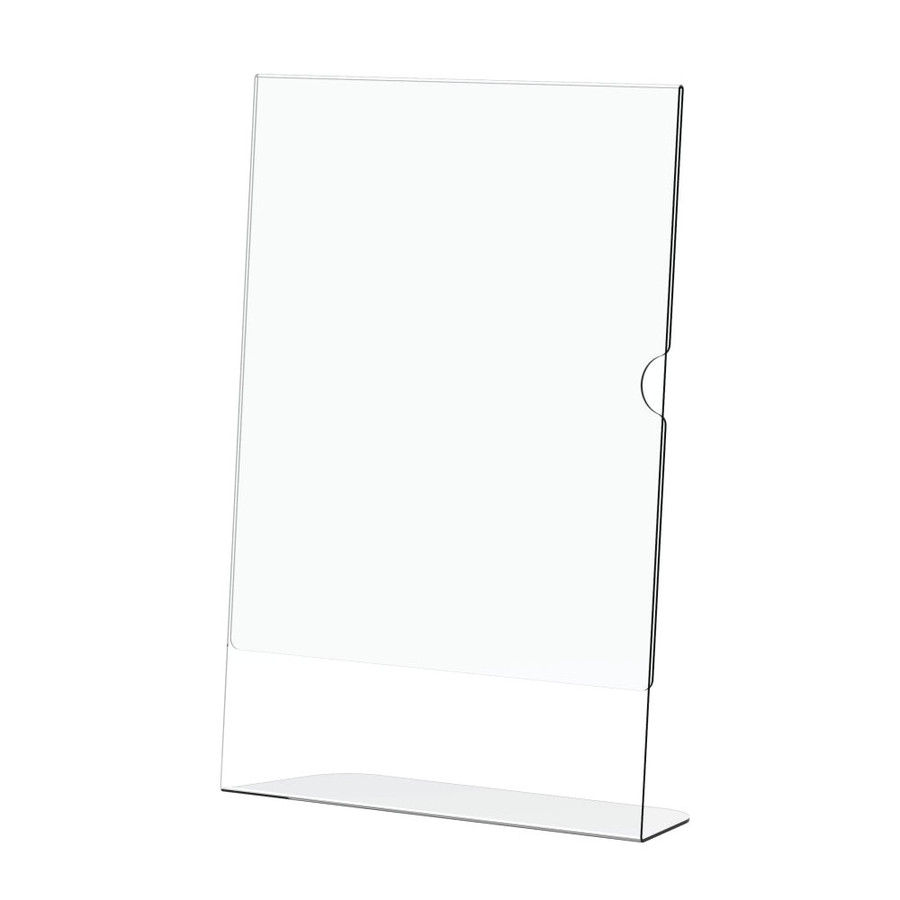 Acrylic Menu Holder - Single Sided - A5 Portrait - Box 5