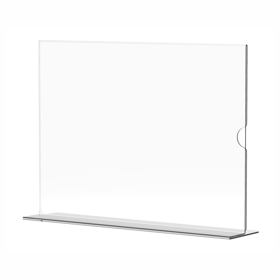 Menu Holder Acrylic Double Sided - A6 Landscape - Box 5 Menu Holder Acrylic Double Sided - A6 Landscape - Box 5