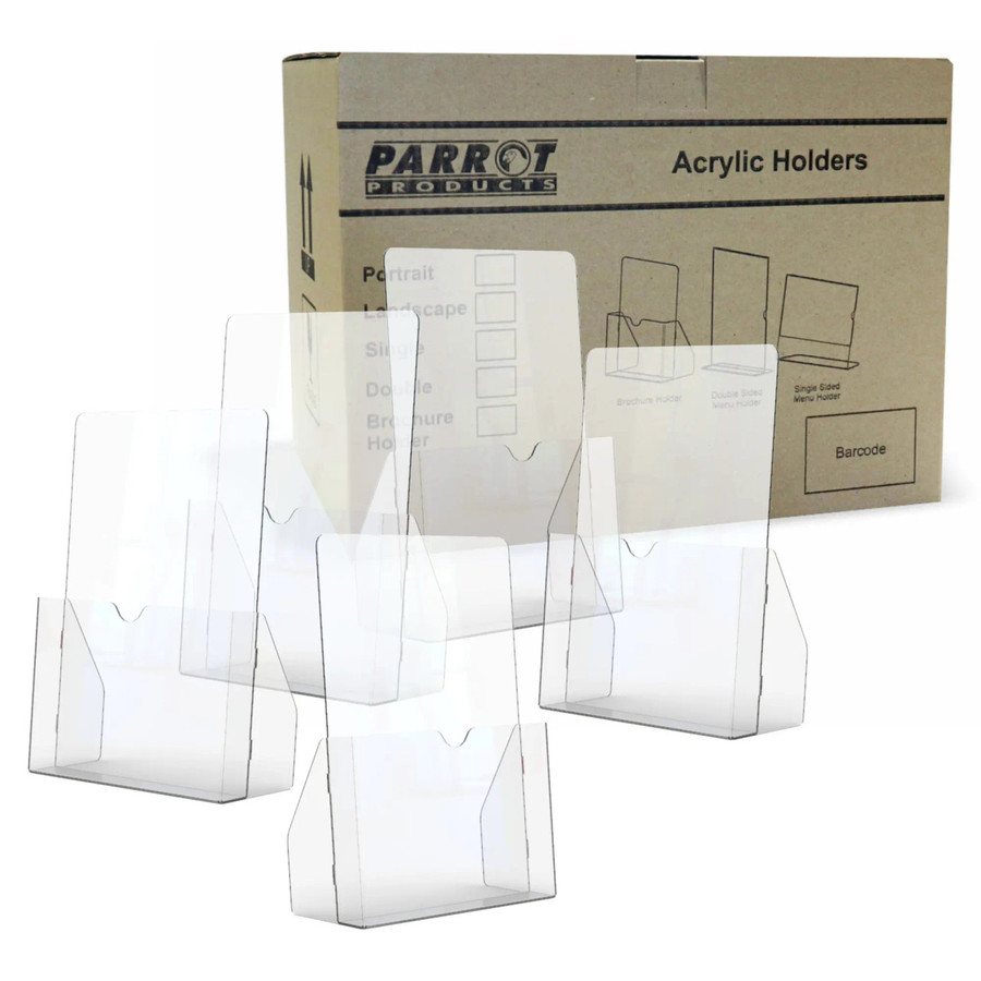 Menu Holder Acrylic Table Brochure Holder A4 - Box 5