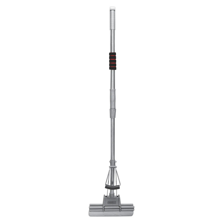 Janitorial Mop PVA Stainless Steel Double Roller JA0301A, stainless steel mop with double roller design and adjustable handle for cleaning floors.