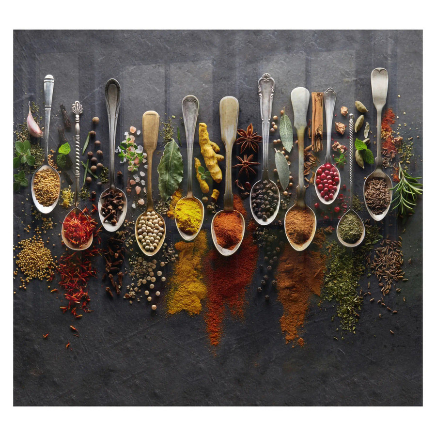 Decorative Glass Wall Tile (598 X 650 X 6mm) Spices Decorative Glass Wall Tile (598 X 650 X 6mm) Spices